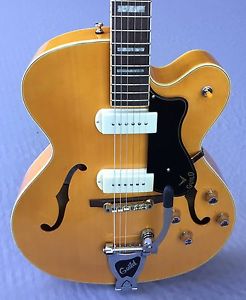 Guild X-175B Manhattan Hollowbody Archtop Electric Guitar with Vibrato + Case