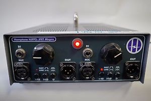 Hamptone HJFP2 2 Channel JFET Microphone Preamplifier and DI Preamp