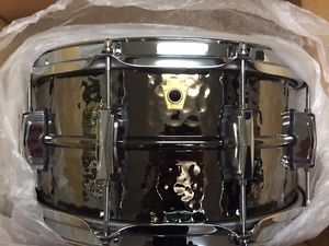 LUDWIG BLACK BEAUTY HAMMERED SNARE DRUM 6.5"X14" LB417K