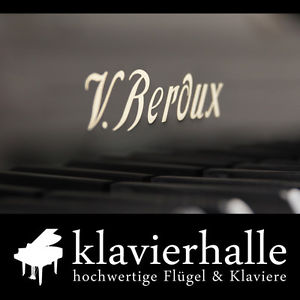 Exklusiver Berdux Design Flügel, 140cm, schwarz/chrom poliert - neuwertige Optik