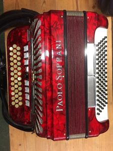 Paolo Soprani B/C/C# Melodeon Accordion.