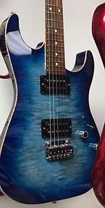 Schecter USA Custom Shop Sunset Custom ll in Trans Sky Blue