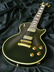 Orville LPC-75 Les Paul Custom Ebony Modified Black Free Shipping