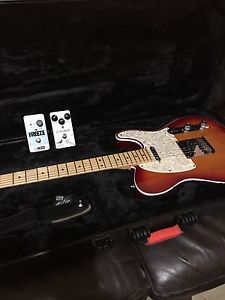 Fender American Deluxe Telecaster Electric Guitar Aged Cherry Burst 2015