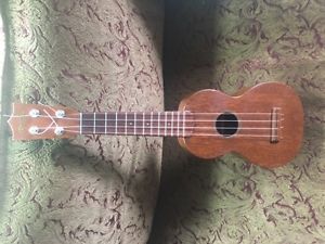 Vintage CF Martin Ukulele 1950s Soprano Solid Mahogany
