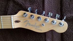 American Fender DELUXE Telecaster Tele NECK & tuners USA Compound Radius Maple