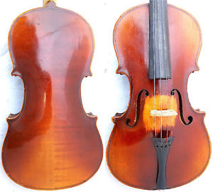 FINE 4/4 OLD MASTER GERMAN VIOLIN, STAMPED,  OLD WOOD 小提琴 СКРИПКА GEIGE