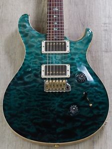 PRS Paul Reed Smith MSL Wood Library Custom 24 10-Top Guitar, Teal Fade