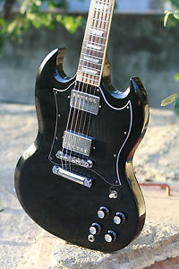 GIBSON SG STANDARD BLACK - All Original - Made in USA 90s Era with Hard Case