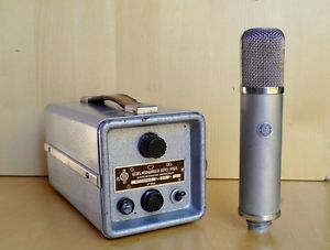 NEUMANN UM57 microphone set (same capsule as in U47) switchable pattern, 60´s