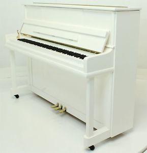 BRAND NEW - STEINHOVEN WHITE UPRIGHT PIANO