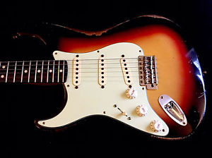 LEFTY! MJT Wildwood Custom Stratocaster Nitro Guitar Warmoth Left Rare HSC RELIC