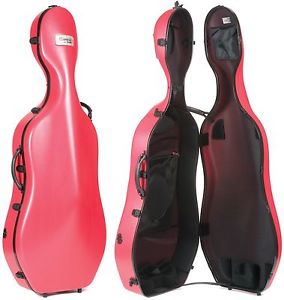Bam France Classic Peony Red 4/4 Cello Case - AUTHORIZED DEALER - GREAT SERVICE!