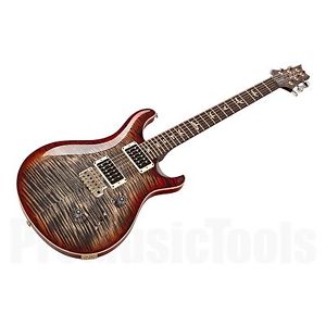 PRS USA Custom 24 Experience 10-Top Y8 (CY) Charcoal Cherry - stained maple neck