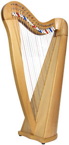 Glenluce NERO Loch 22 CORDA Celtico Harp ( Lap / GINOCCHIO), 3 octave. da
