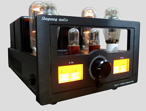 110V Shuguang Sg-300B-98 Sg-845B 6SN7GT Vacuum Tube Integrated Amplifier Class A