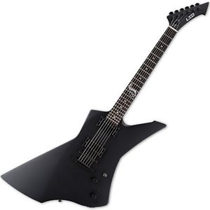 ESP LTD James Hetfield Snakebyte Guitar, Black Satin Finish (B-STOCK) +Cable