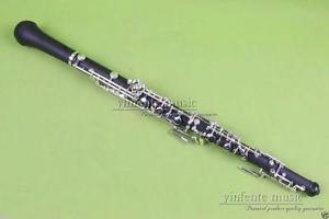 New oboe C key ebony Wood Body 3rd Octave left F Resonance Silver Plated #3