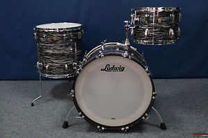 Ludwig USA Legacy Liverpool 4 Shellset - "Vintage Black Oyster" - 22,13,16"