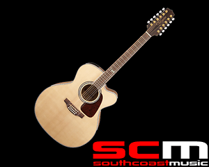 RRP$1099 Takamine GJ72CE12 NAT 12 String Jumbo Acoustic Electric Guitar Pickup