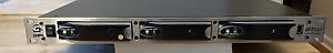 Glyph GT103 FireWire 800 drive bay with three 1TB drives.