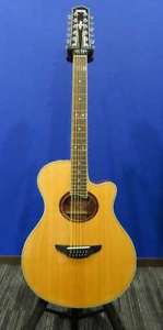 YAMAHA APX700II Acoustic Guitar Natural Solid 12 strings Rare From Japan