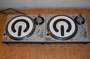 2X Pair Technics SL-1200 MK5's with Slipmats L@@@@K!!!!