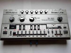 Roland BassLine TB-303 synthesizer  Audio Japan Acceptable Free shipping
