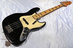 Fender 1973 JAZZ BASS Black 1973 Used Electric Bass Guitar Free Shipping