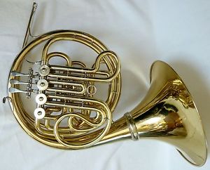 B/F Doppel Horn F/Bb Double Horn Hans Hoyer GDR Modell 801 Geyer generalüberholt