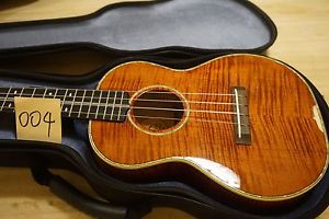 Custom ukulele Tenor tinger maple soild wood