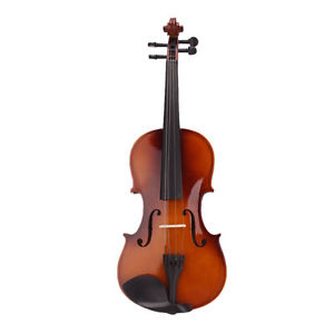20(4.4 Vollgroesse Natuerliche Akustische Geige Fiddle mit Case Bogen Rosin J6Y6