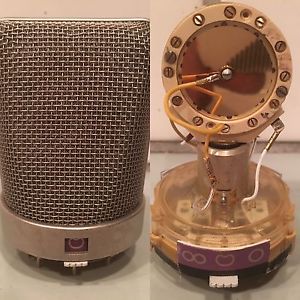 Vintage Neumann U87 Early 70's Grill Capsule Assembly K87 Thiersch Reskinned Nu