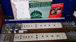Vintage Guyatone lap steel Double neck  guitar made in Japan