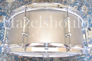SOUNDFILE! THE NOT FRAGILE FAMOUS KEPLINGER 5.5X14 Stainless Steel Snare PERFECT