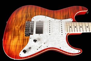 2016 TOM ANDERSON DROP TOP CLASSIC S FLAME TOP ~ GINGER BURST w BINDING