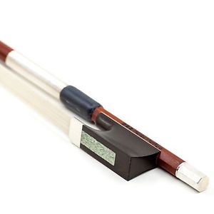 Germany Dorfler Violin Bow Pernambuco Wood No.20 GENUINE SILVER TRIMMING