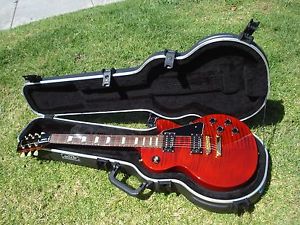Gibson Les Paul Studio Premium Plus Flametop- Cherry Red  8.4 Lbs Seymour Duncan