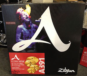 Zildjian A Series A391 5 Pack with 21" Sweet Ride 16" 14" pr FREE 18"