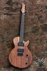 Hufschmid Helldunkel Custom Electric Guitar, Custom Sapelli Top, One of a Kind!