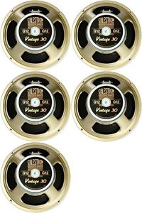 Celestion Vintage 30 12" 60-Watt Replacement Guitar Spe... (5-pack) Value Bundle