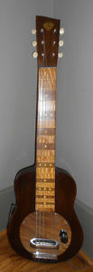 MEGA-RARE 1930s HANBURT electric lap steel guitar - Made In Seattle - Audiovox