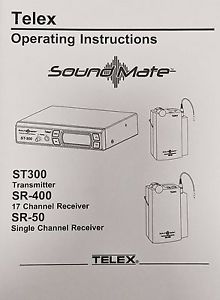 Telex Soundmate SM-2 Assistive Listening System ST-300 w/ four SR-50s Channel D