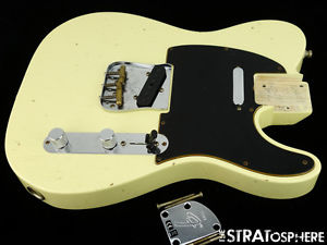 Fender Custom Shop Postmodern Relic Telecaster LOADED BODY Tele USA VintageWhite