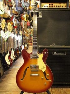 Hagstrom Viking 2 P Sunburst Used Guitar Free Shipping #g2197