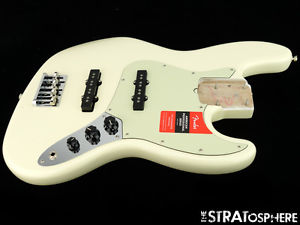 2017 Fender American Professional Jazz Bass LOADED BODY J Bass USA Olympic White