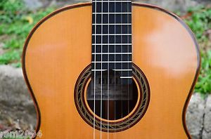 2012 Kenny Hill Performance Double Top Lattice Concert Classical Spanish Guitar