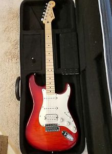 Fender Stratocaster HSS Plus Flame Maple Top Mexico Made MIM w/ poly case