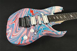 Steve Vai Passion and Warfare 25th Anniversary Signature - Pink/Blue Dip