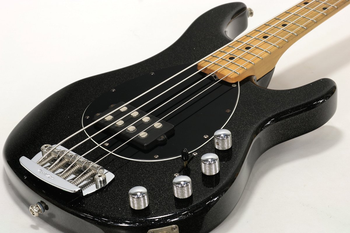 Used MUSIC MAN / Sterling 4 Black Sparkle Music Man from JAPAN EMS